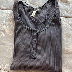 Free People (We The Free) Ribbed Henley Top